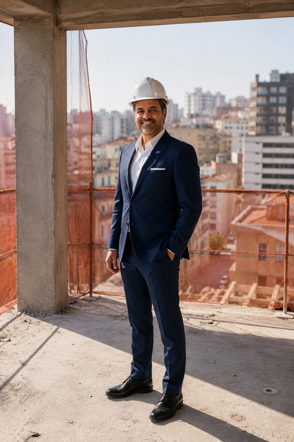 Responsável da RAD Property Investments numa obra sobre Lisboa